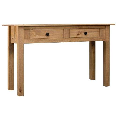 shumee Konzolový stolek 110 x 40 x 72 cm masivní borovice řada Panama