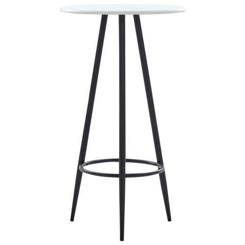 shumee Barový stůl bílý 60 x 107,5 cm MDF