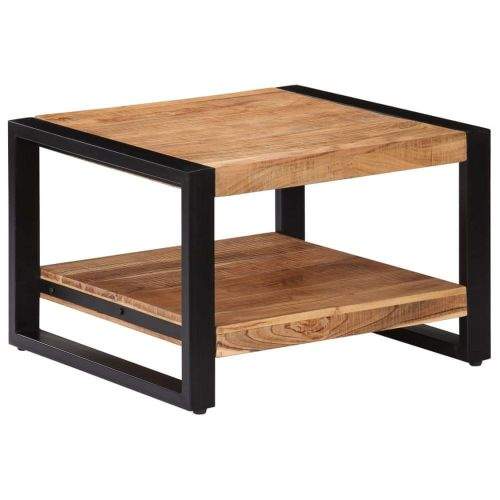 shumee Konferenční stolek 60 x 60 x 40 cm masivní akáciové dřevo