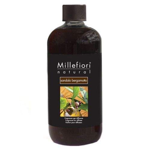 Millefiori Milano Náplň do difuzéru , Natural, 500ml/Santalové dřevo a bergamot