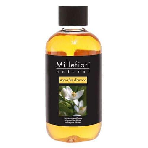 Millefiori Milano Náplň do difuzéru , Natural, 250ml/Dřevo a pomerančové květy