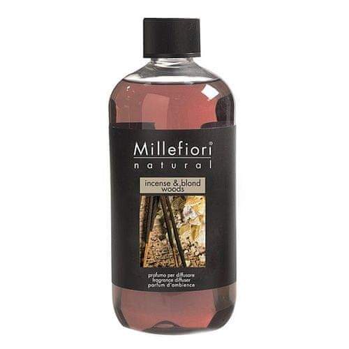Millefiori Milano Náplň do difuzéru , Natural, 250ml/Kadidlo a světlá dřeva