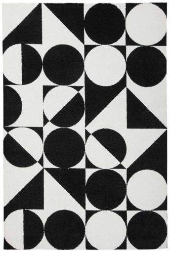 Obsession AKCE: 200x290 cm Kusový koberec Black and White 392 Black 200x290