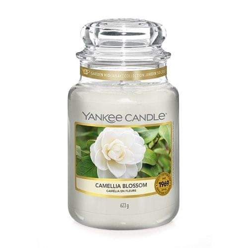 Yankee Candle Svíčka ve skleněné dóze , Květ kamélie, 623 g