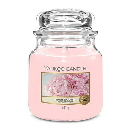 Yankee Candle Svíčka ve skleněné dóze , Růžolící kytice, 410 g