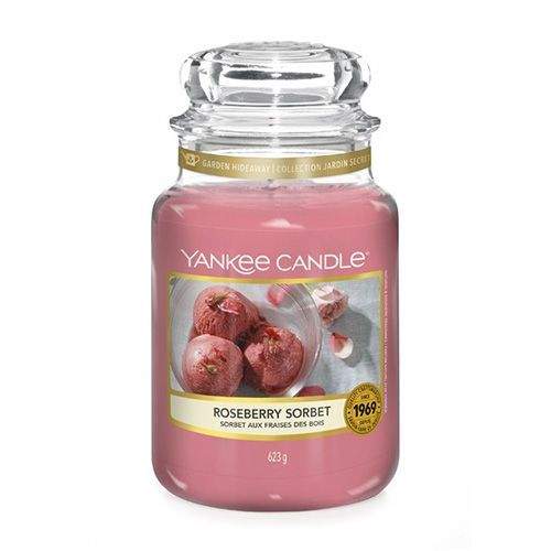 Yankee Candle Svíčka ve skleněné dóze , Růžový sorbet, 623 g