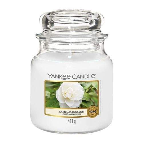 Yankee Candle Svíčka ve skleněné dóze , Květ kamélie, 410 g