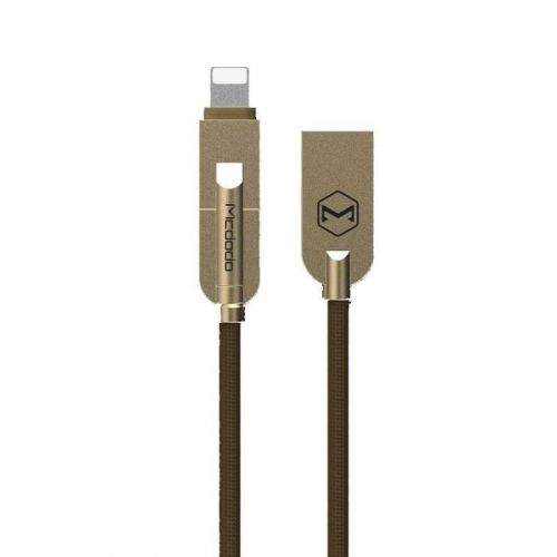Mcdodo nabíjecí / datový kabel micro USB s redukcí na lightning 1,2m hnědá-zlatá