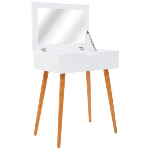 shumee Toaletní stolek se zrcadlem MDF 60 x 40 x 75 cm