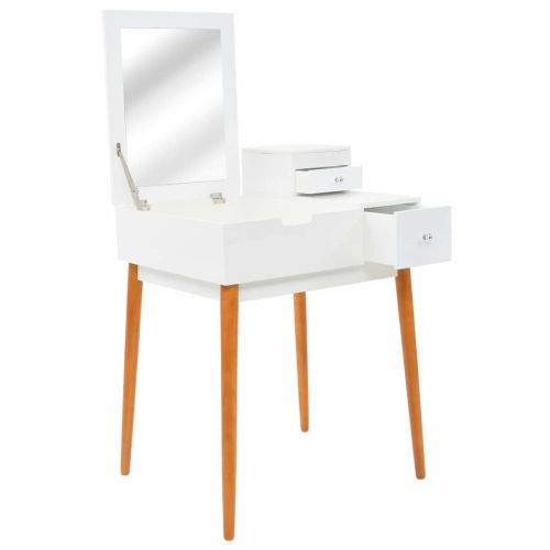 shumee Toaletní stolek se zrcadlem MDF 60 x 50 x 86 cm