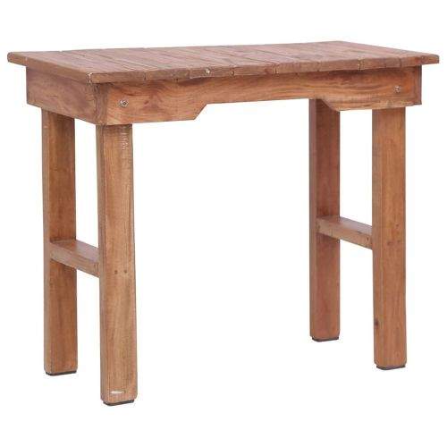 shumee Přístavný stolek 70 x 35 x 60 cm masivní mahagonové dřevo