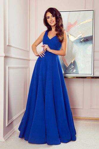 Numoco Dámské šaty 246-3 Cindy, královská modrá, XL