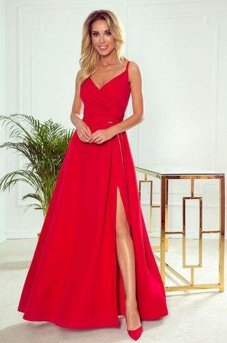 Numoco Dámské šaty 299-1 Chiara, červená, S
