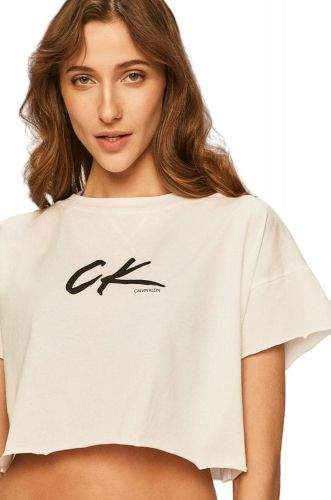 Calvin Klein Plážový top KW0KW01006-YCD bílá - Calvin Klein bílá S