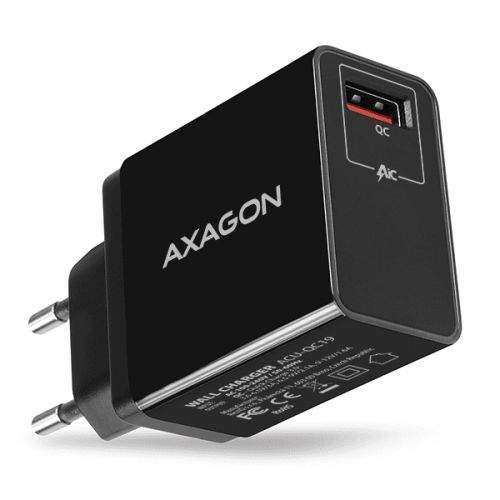 AXAGON QUICK nabíječka do sítě, 1x port QC3.0/AFC/FCP/SMART, 19W (ACU-QC19)