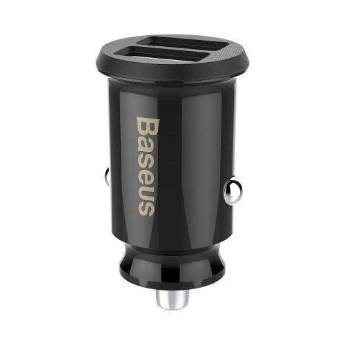 BASEUS Grain smart autonabíječka 2x USB 3.1A, černá