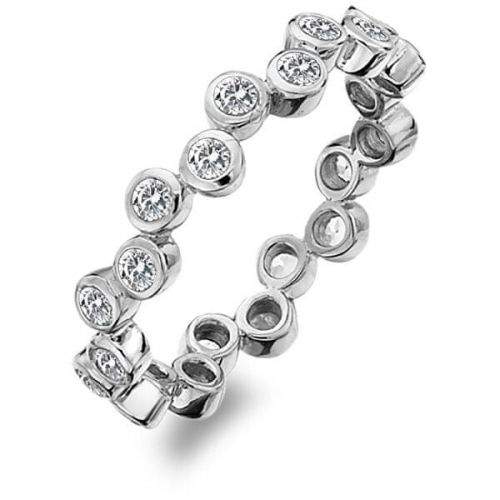 Hot Diamonds Luxusní stříbrný prsten s topazy Willow DR208 (Obvod 52 mm) stříbro 925/1000