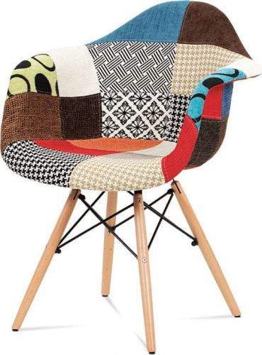 ART Jídelní židle, patchwork / masiv buk CT-755 PW2 Art