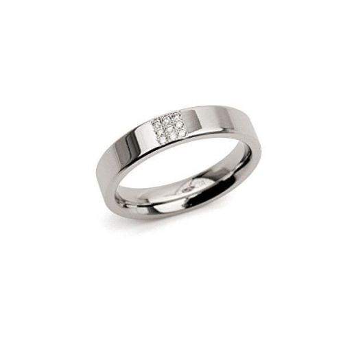 Boccia Titanium Titanový prsten s diamanty 0121-02 (Obvod 53 mm)