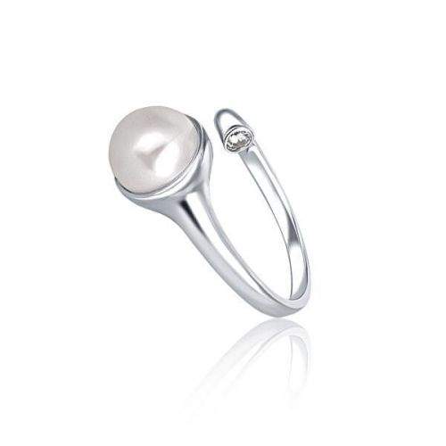 JwL Luxury Pearls Stříbrný prsten s pravou perlou JL0624 stříbro 925/1000