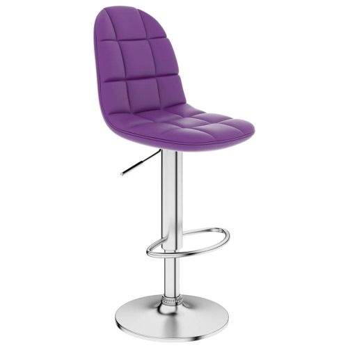 Vidaxl Barová stolička fialová umělá kůže