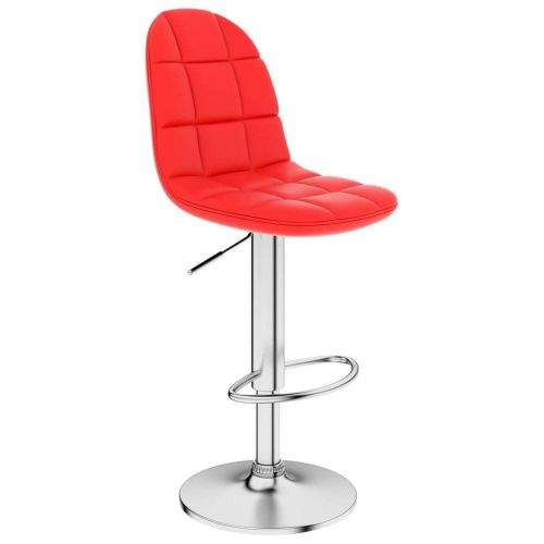 Vidaxl Barová stolička červená umělá kůže