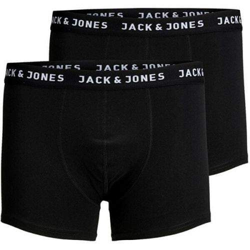 Jack&Jones 2 PACK - pánské boxerky JACJON 12138235 Black (Velikost M)