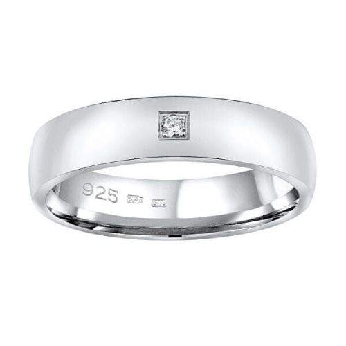 Silvego Snubní stříbrný prsten Poesia pro ženy QRG4104W (Obvod 51 mm) stříbro 925/1000