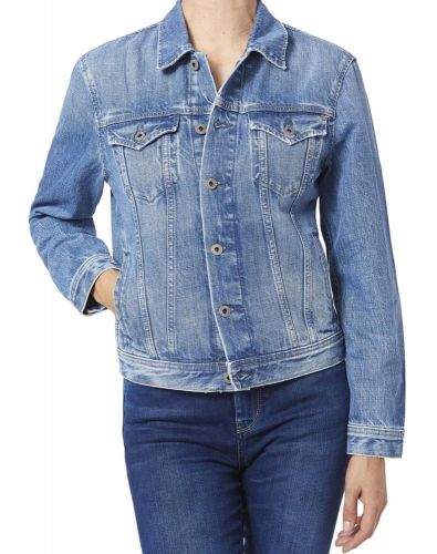 Pepe Jeans dámská bunda Rose Jacket PL401829NA8 XS modrá
