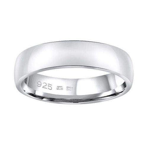 Silvego Snubní stříbrný prsten Poesia pro muže i ženy QRG4104M (Obvod 55 mm) stříbro 925/1000