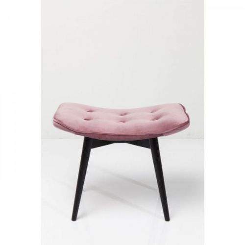 KARE Růžová čalouněná stolička Vicky Velvet