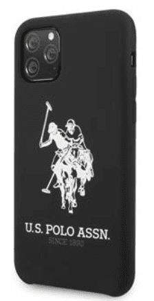 U.S. Polo Assn. Big Horse Silikonový Kryt pro iPhone 11 Pro Black (USHCN58SLHRBK)