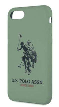 U.S. Polo Assn. Silikonový Kryt Big Horse iPhone 8/SE2020 Green (USHCI8SLHRGN)