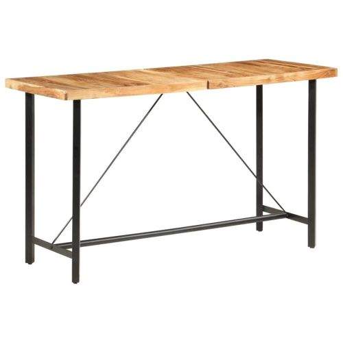 shumee Barový stůl 180 x 70 x 107 cm masivní sheeshamové dřevo