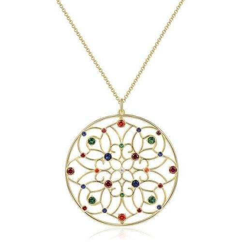 Brosway Pozlacený náhrdelník se zirkony Corinto BOI04