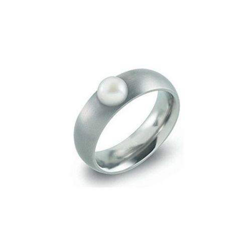 Boccia Titanium Titanový prsten s perlou 0102-15 (Obvod 52 mm)