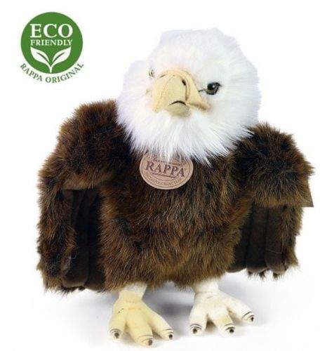 Rappa Plyšový pták orel stojící, 24 cm, ECO-FRIENDLY
