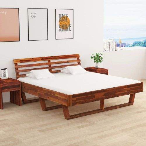 Vidaxl Rám postele masivní akáciové dřevo 180 x 200 cm