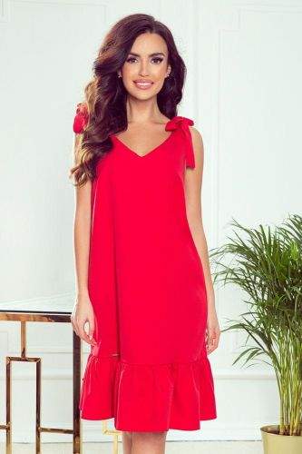 Numoco Dámské šaty 306-1 Rosita červená XL