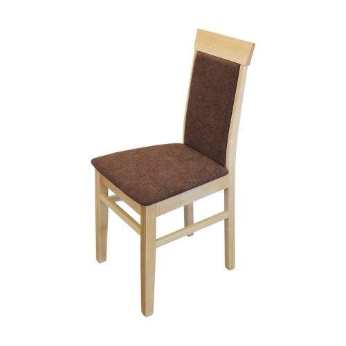 IDEA nábytek Jídelní židle OLI buk/tmavě hnědá