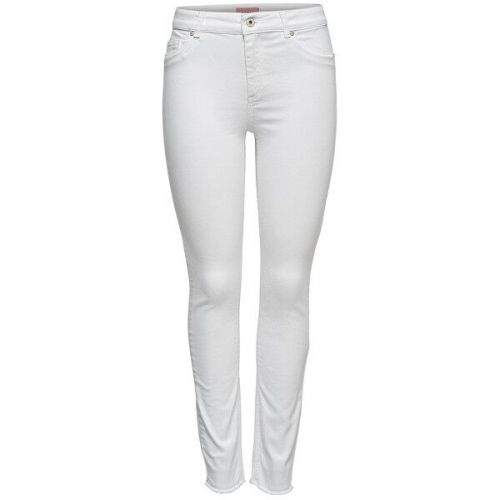 ONLY Dámské slim fit džíny ONLBLUSH 15155438 White (Velikost L/30)