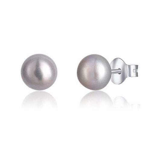 JVD Stříbrné náušnice s perlou SVLE0545XD2P60 (Průměr 0,6 cm)