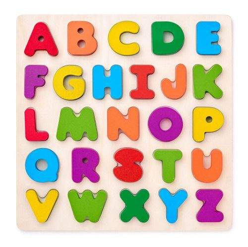 Woody Puzzle ABC masivní písmena na desce