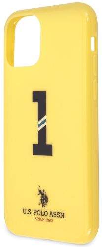U.S. Polo Assn. No1 Bicolor kryt pro iPhone 11 USHCN61PCSNBY, žlutý