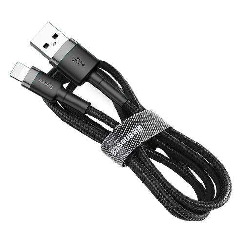 BASEUS Cafule kabel USB / Lightning QC 3.0 2.4A 1m, černý/sivý