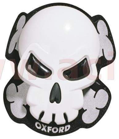 Oxford slidery Skull, OXFORD (bílé, pár) OX682