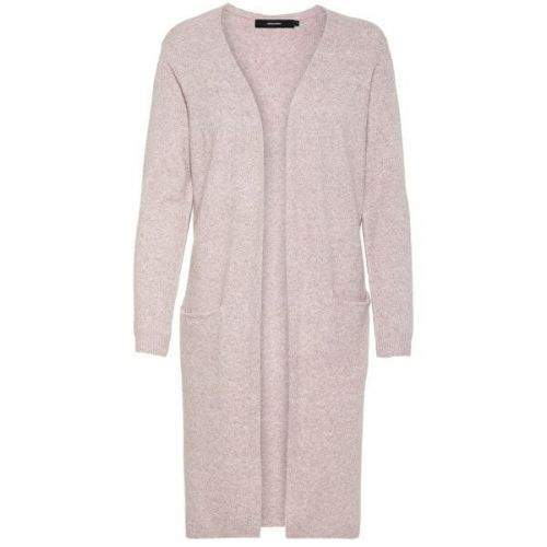 Vero Moda Dámský kardigan VMDOFFY 10215434 Woodrose MELANGE (Velikost XS)