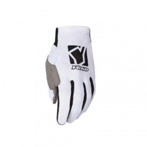YOKO Motokrosové rukavice YOKO SCRAMBLE bílá / černá XS (6) 67-176707-6