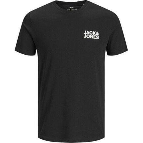 Jack&Jones Pánské triko JJECORP 12151955 Black Slim (Velikost S)