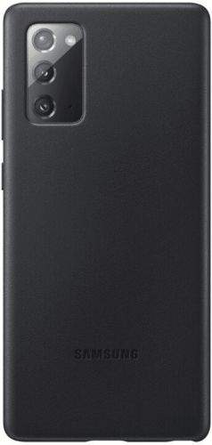 Samsung Kožený zadní kryt pro Note 20 EF-VN980LBEGEU, černá